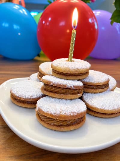 Birthday Stack of Alfajores