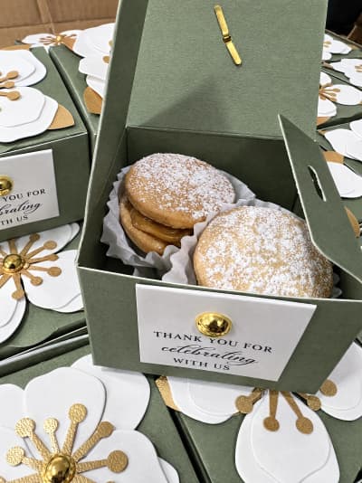 Thank You For Celebrating Favor Box